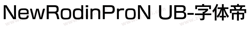NewRodinProN UB字体转换